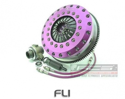 Xtreme Performance - 230mm Carbon Blade Twin Plate Clutch Kit Incl Flywheel