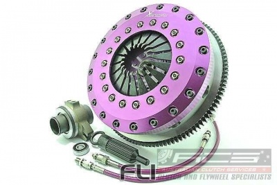 Xtreme Performance - 230mm Carbon Blade Twin Plate Clutch Kit Incl Flywheel & CSC
