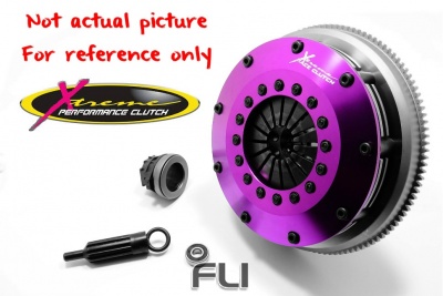 Xtreme Performance - 230mm Rigid Ceramic Twin Plate Clutch Kit Incl Flywheel & CSC