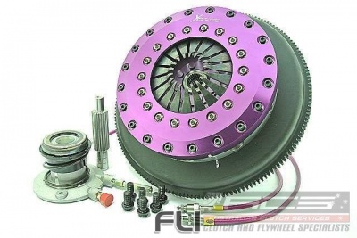 Xtreme Performance - 230mm Rigid Ceramic Twin Plate Clutch Kit Incl Flywheel & CSC